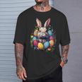 Printemps Pâques Karnickel Mignon Lapin De Pâques Motifs T-Shirt Cadeaux pour lui