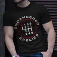 Endangered Species Manual Stick Shift Car Owner Driver T-Shirt Gifts for Him