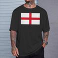 England Flag British Uk English Cross Flags Women T-Shirt Gifts for Him