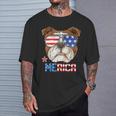 English Bulldog Merica 4Th Of July T-Shirt Gifts for Him