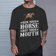 Equestrian Jockey Quarter Horse Racing T-Shirt Gifts for Him