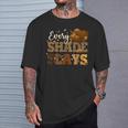 Every Shade Slays Melanin Hearts Black History Month African T-Shirt Gifts for Him