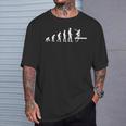 Evolution Balance Beam Gymnastics Gymnast T-Shirt Gifts for Him