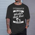 Exterminator By Day Best Dad By Night FatherT-Shirt Gifts for Him