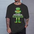 Family Matching I'm The Bourbon Leprechaun St Patrick's Day T-Shirt Gifts for Him