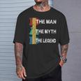 Fanny Dad The Man The Myth The Legend Papa Dad Fathers Day T-Shirt Gifts for Him