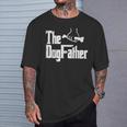 Fathers Day The Dog Father Movie Pun Fur Papa Dad T-Shirt Gifts for Him