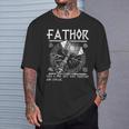 Fathor Like Dad Just Way Mightier Father's Day Fa-Thor T-Shirt Gifts for Him