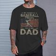 My Favorite Baseball Player Calls Me Dad Father's Day T-Shirt Gifts for Him
