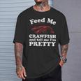 Feed Me Crawfish And Tell Me Im Pretty Boil Mardi Gras T-Shirt Gifts for Him