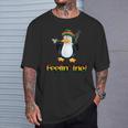 Feelin' Irie Patois Jamaica Penguin Jamaican Slang T-Shirt Gifts for Him