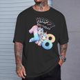Feliz Cumpleaños De 18 Años Linda Fiesta De Unicornio Para Los Amantes Camiseta unisex Regalos para él