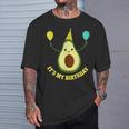 Fiesta De Cumpleaños Avocado It's My Birthday Con Temática Para Amantes De Los Aguacates Camiseta unisex Regalos para él