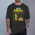 Lets Fiesta Taco Avocado Cinco De Mayo Mexican Party T-Shirt Gifts for Him