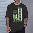 Fight The Stigma Mental Health Awareness Green Ribbon T-Shirt Gifts for Him