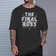 The Final Boss Rock Lightning Wrestling Rock Final Boss T-Shirt Gifts for Him
