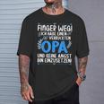 Finger Weg Ich Habe Einen Verrückten Opa Grandpa S T-Shirt Geschenke für Ihn