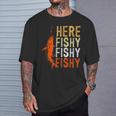 Fishing Komm Her Fischi S T-Shirt Geschenke für Ihn