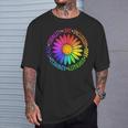 Flower Kindness Peace Equality Rainbow Flag Lgbtq Ally Pride T-Shirt Gifts for Him