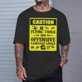 Flying Tools & Offensive Language Welder T-Shirt Gifts for Him