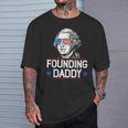 Founding Daddy George-Washington 4Th Of July T-Shirt Gifts for Him