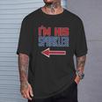 Fourth Of July Couples Independence Day Shirt T-Shirt Gifts for Him