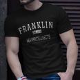 Franklin Massachusetts Ma Vintage T-Shirt Gifts for Him