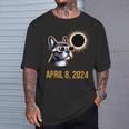 French Bulldog America 2024 Total Solar Eclipse Accessories T-Shirt Gifts for Him