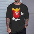 French Fries Ketchup Fast Food Lover Fancy Dress Costume T-Shirt Gifts for Him