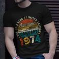 50 Year Old January 1974 Retro 50Th Birthday Men T-Shirt Gifts for Him