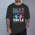 Baby Shower Uncle Mexican Gender Reveal Cinco De Mayo T-Shirt Gifts for Him