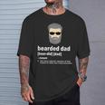 Dad Bearded Dad Silver Fox Or Gray Hair T-Shirt Gifts for Him
