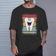 Dentist Dental Hygienist Dentist Office Smiling Tooth T-Shirt Gifts for Him