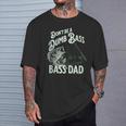 'Don't Be Dumb Bass Be A Reel Cool Dad' Fishing T-Shirt Gifts for Him