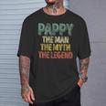 Father's Day Pappy The Man The Myth The Legend T-Shirt Gifts for Him