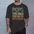 Father's Day Pops The Man The Myth The Legend T-Shirt Gifts for Him