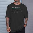New Yorker Dictionary Definition T-Shirt Gifts for Him