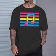 Pan Subtle Lgbt Gay Pride Music Lover Pansexual Flag T-Shirt Gifts for Him