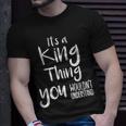 Personalized Family Name Its A King T-Shirt Gifts for Him