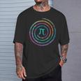Pi Day Spiral Pi Math For Pi Day 314 Tie Dye T-Shirt Gifts for Him