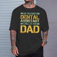 Retro Dentist Dad Father Dental Assistant Father’S Day T-Shirt Gifts for Him