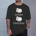 Sheep Unschaf Slogan Word Joke T-Shirt Geschenke für Ihn