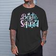 Tie Dye Best Friend Matching Bestie Squad Bff Cute T-Shirt Gifts for Him