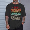 Vintage Great Grandpa For Fathers Day Dad Papa Grandpa T-Shirt Gifts for Him