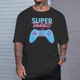 Gamer Dad Super Daddio Father's Day T-Shirt Gifts for Him
