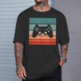Gaming Controller Retro Style Vintage T-Shirt Geschenke für Ihn