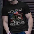 All Gave Some Some Gave All Memorial Day Us Flag T-Shirt Gifts for Him