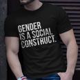 Gender Is A Social Construct Queer Spectrum Non-Binary T-Shirt Gifts for Him