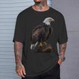 Genuine Eagle Sea Eagle Bald Eagle Polygon Eagle T-Shirt Geschenke für Ihn