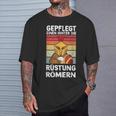 Gepfleeinen Hinter Die Armor Römern Celebration Party T-Shirt Geschenke für Ihn